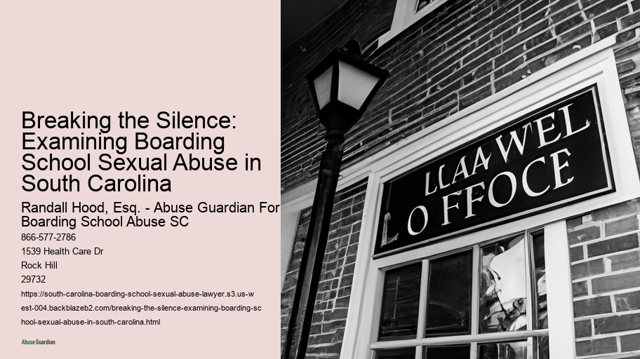 Breaking the Silence: Examining Boarding School Sexual Abuse in South Carolina 